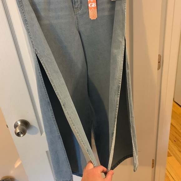 Gianni Bini Side Slit Denim Jean - Indigo - Picture 8 of 8